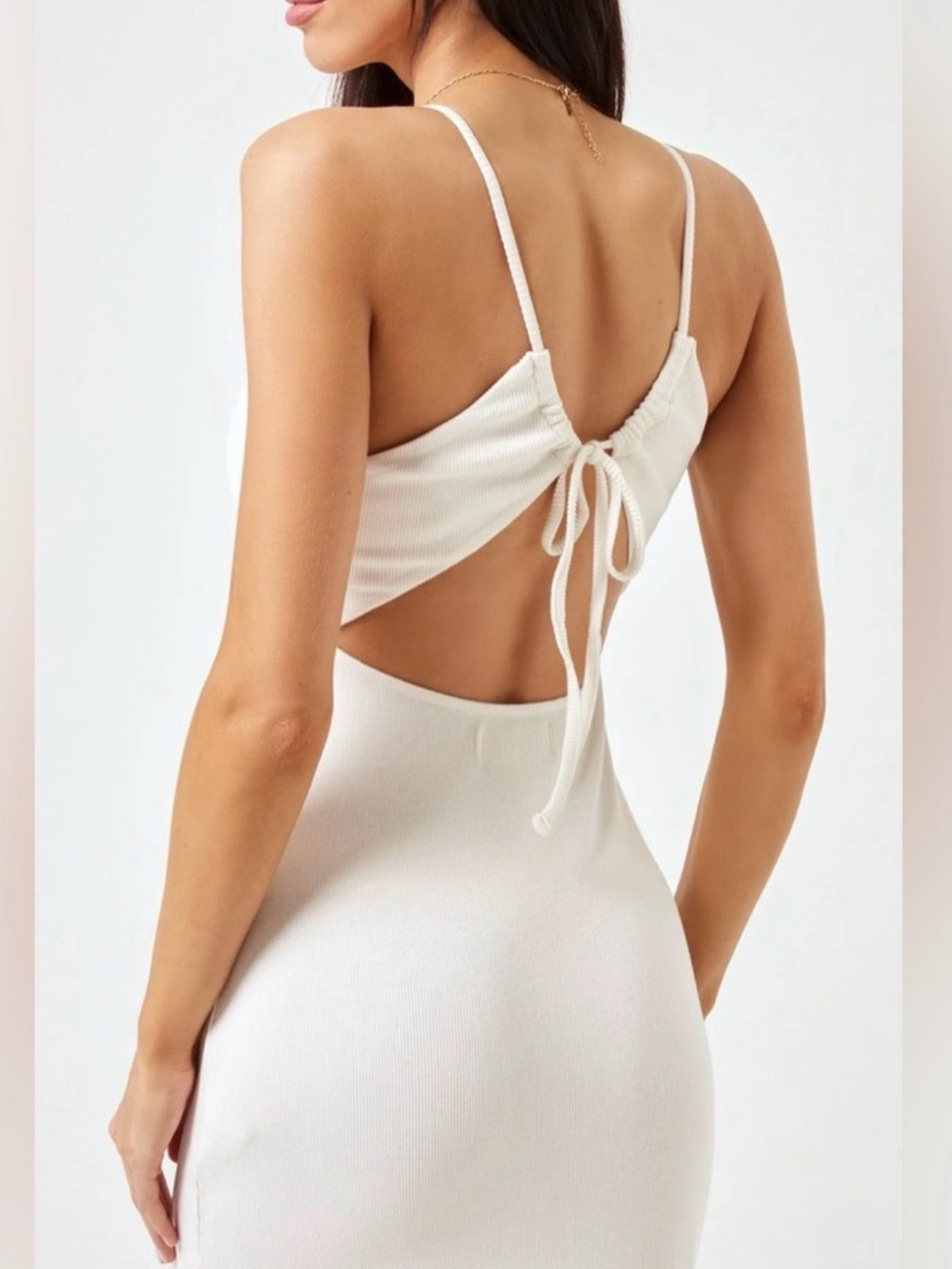 L SPACE Renata Dress in Cream/White - New W/ Tags- Small